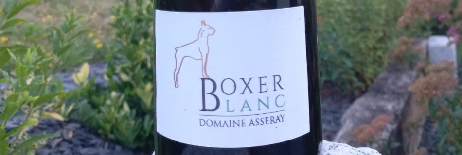 Étiquette Vin Blanc, Boxer Blanc d'Anjou